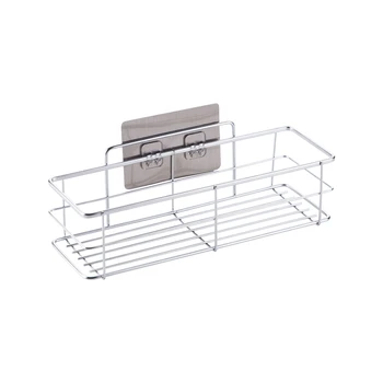 

Stainless steel wall storage rack kitchen bathroom storage rack for Sundries spice bottle shower organizer drain shelf mx3251830