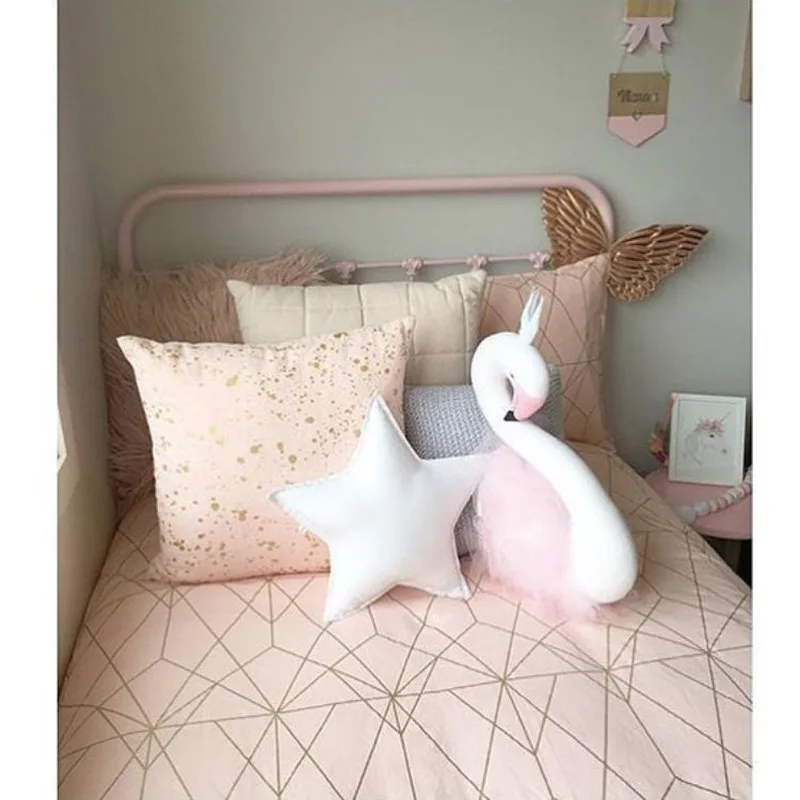 Детская подушка, Корона лебедя, марлевая подушка, детская подушка, Спящая кукла, реквизит для фотосъемки, детское оформление спальни, игрушки
