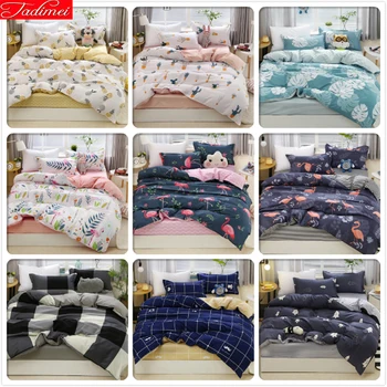 

Adult Kids Child Soft Cotton Duvet Cover 3/4pcs Bedding Set Bed Linen Single Full Double Queen King Size 150x200 180x220 200x230