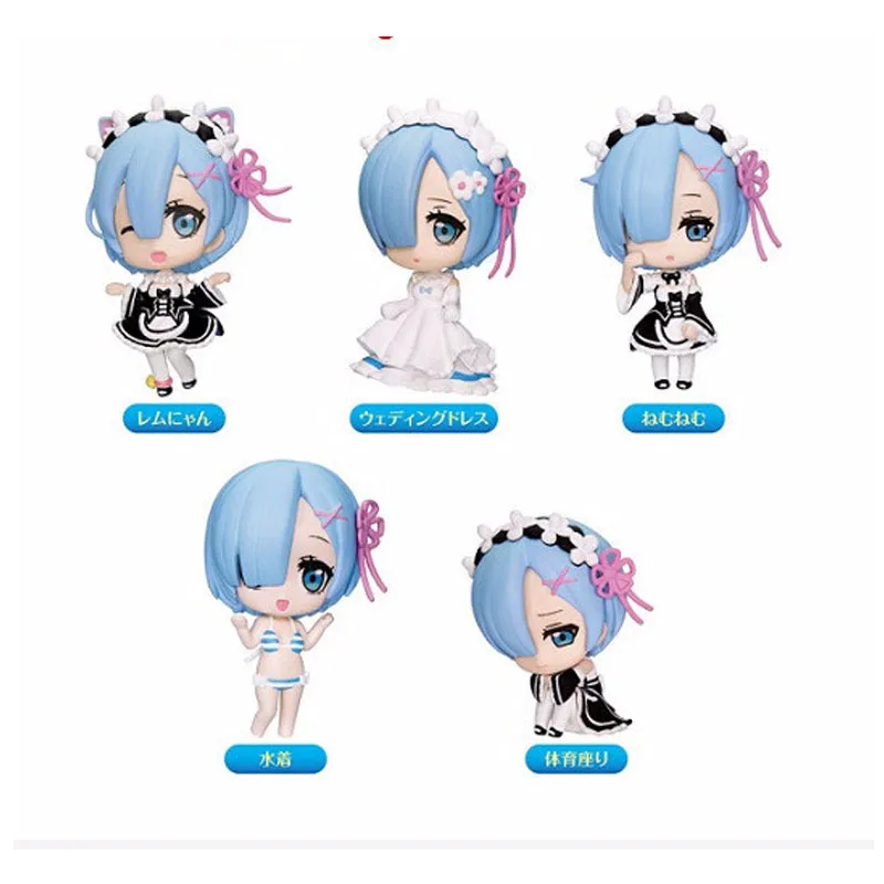 Newest Re:Zero - Starting Life in Another World 2 Collection Model Rem Action Figures Nendoroid 5 Styles Model Doll Toy Kid Gift Newest Re:Zero - Starting Life in Another World 2 Collection Model Rem Action Figures Nendoroid 5 Styles Model Doll Toy Kid Gift