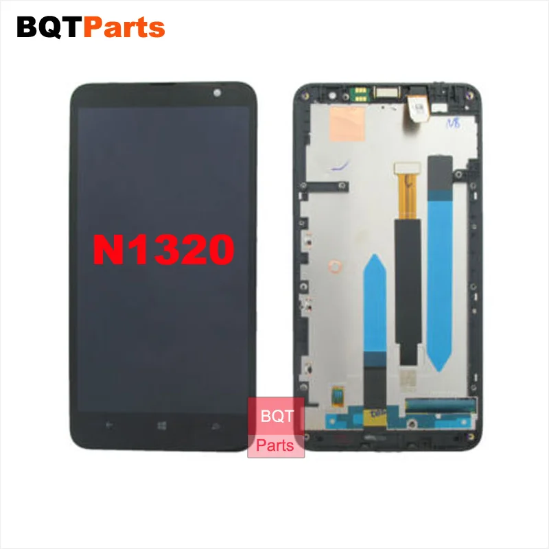 

6 Inch N1320 Lcd Sreen for Nokia Lumia 1320 Lcd Display Screen Digitizer with Frame 100% Test