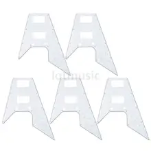 5 шт. гитары накладки для '67 переиздание серии электрогитары Flying V Замена белый жемчуг