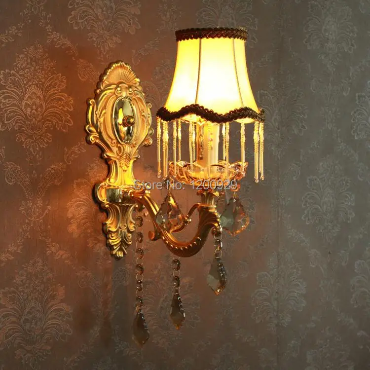 

Free Shipping Luxury European Wall Lamp Crystal Lighting Decoration for Hallway/Bedroom/Living Room WLL-92