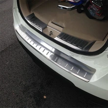 Welkinry Автомобильный ключ чехол для Nissan X-TRAIL T32 2013- из нержавеющей стали задний ящик ворота бампер порог педаль порога Накладка