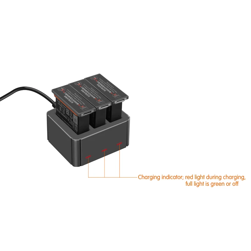 3 в 1 Зарядное устройство USB type-c зарядный порт зарядное устройство для dji OSMO Action battery S port камеры аксессуары