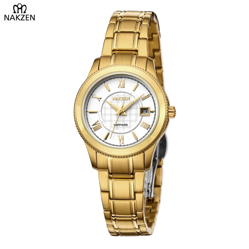 NAKZEN Luxury Brand Popular Stylish Woman Watch Attractive Waterproof Ladies Simple Watch 2018 Famous Female Relojes Mujer Gift