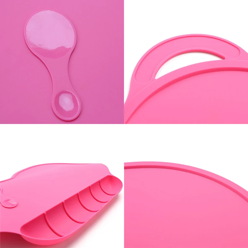 Baby Silicone Plate Slip-resistant Mat Kid Bowl Dishes Food-grade Waterproof Children Silicone Dinner Tableware Sucker BB5089
