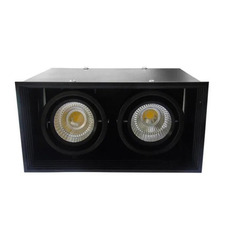 

High quality Surface Mounted 4 azimuth adjustment LED COB Downlights 85-265V 2X7W 2X10W 2X15W LED Ceiling Lamp Spot Light
