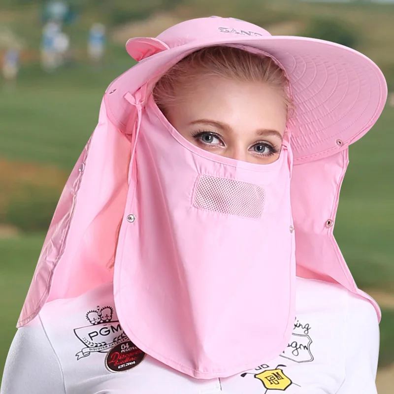 2017 Golf Caps for Women Summer 360 Degree UV Protection Leisure