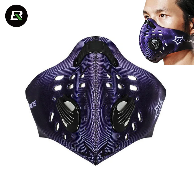 

Rockbros Cycling Mask Anti-dust Training Mask Activated Carbon Anti-pollution Sport Ski Bike Bicycle Running Face Mask Ciclismo