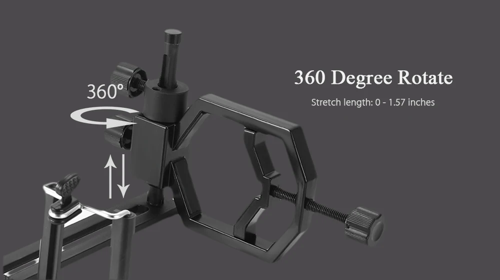Multifunctional Telescope Monocular Digital Camera Phone Holder Bracket Support Mount Shooting Scopes Adapter