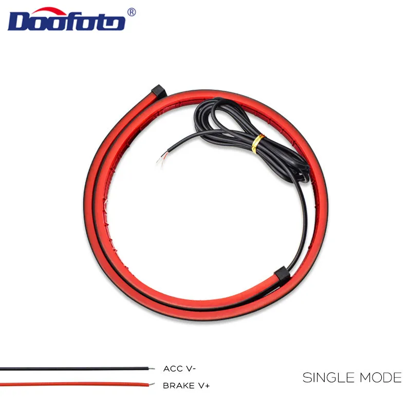 Single-mode Doofoto автостайлинг; безопасность вождения предупреждающие предметы Авто Высокое крепление Стоп лампа высокий Тормоз Свет одиночный/цвета мульти-Режим светодиодный - Испускаемый цвет: Single-mode