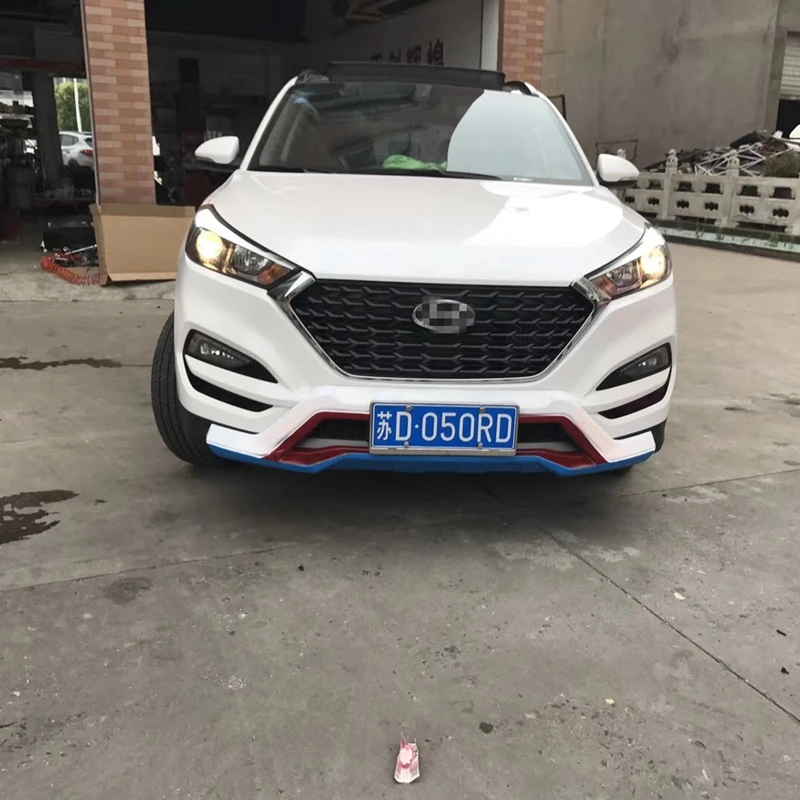 Для hyundai tucson- автомобильный Стайлинг ABS передняя крышка гриля отделка Авто запасные части 1 шт