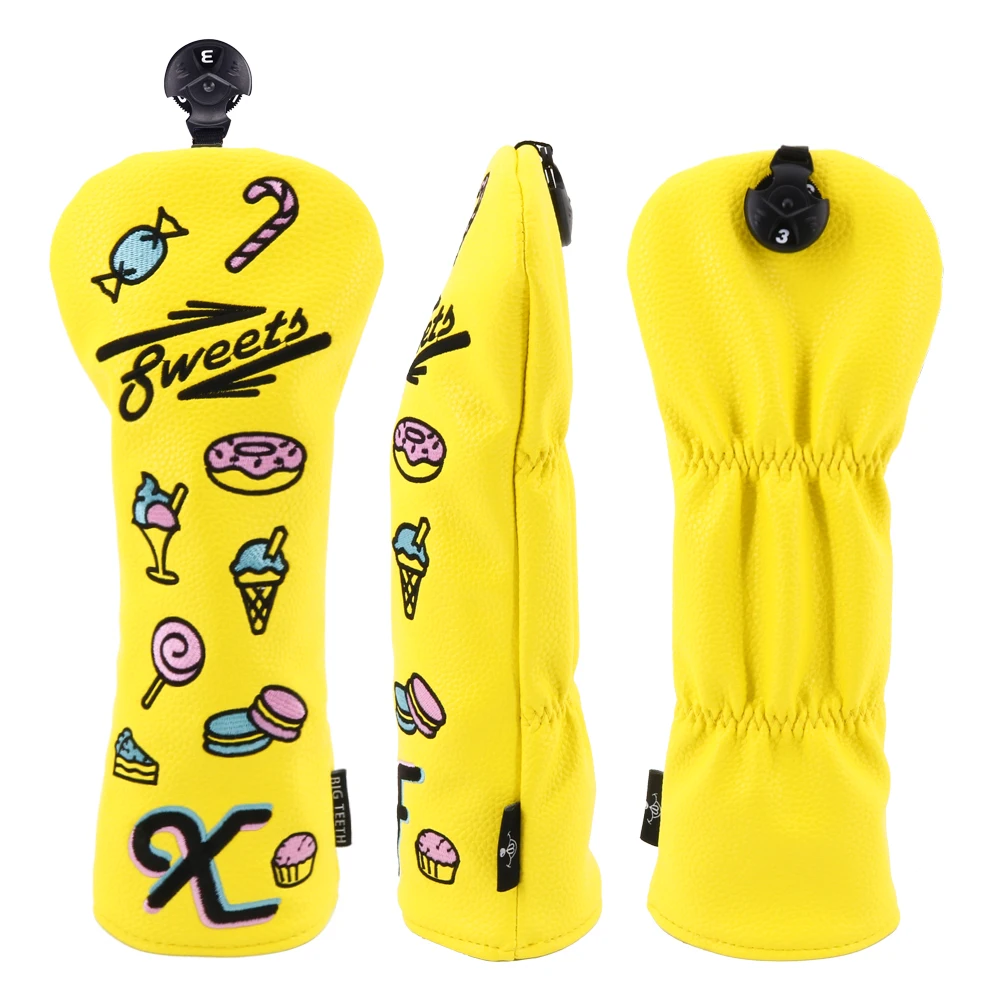 6003524 BIG TEETH golf fairway cover yellow (1)