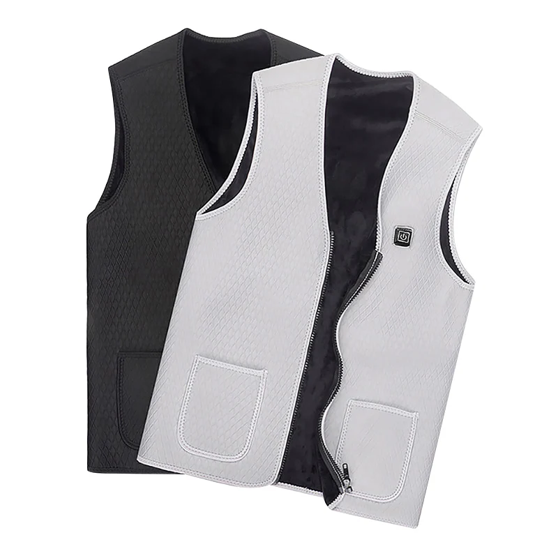Unisex Electric Heating Jacket Sleeveless Smart Men And Women Usb Electric Warm Winter Warm Jacket