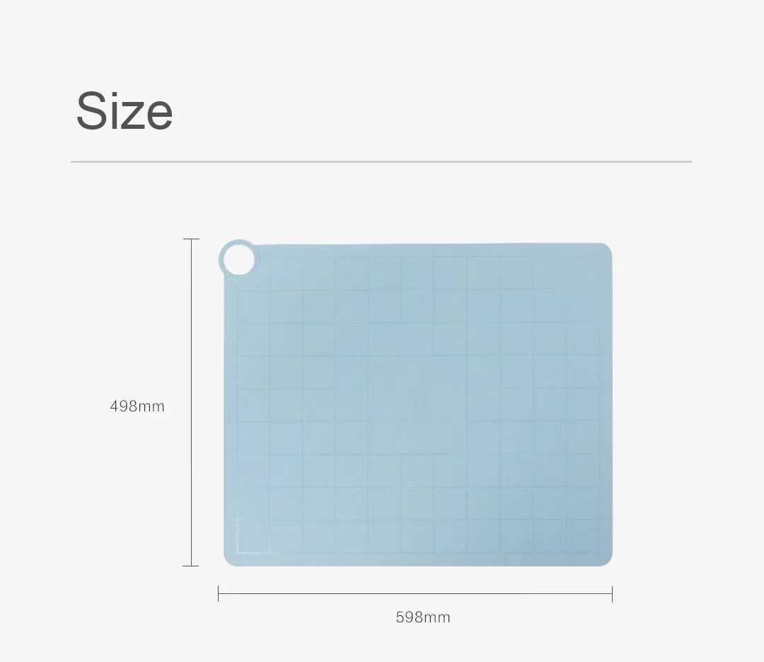 Силиконовый коврик Xiaomi Youpin не легко скользит Экологически чистая силиконовая подставка подходит для кухни