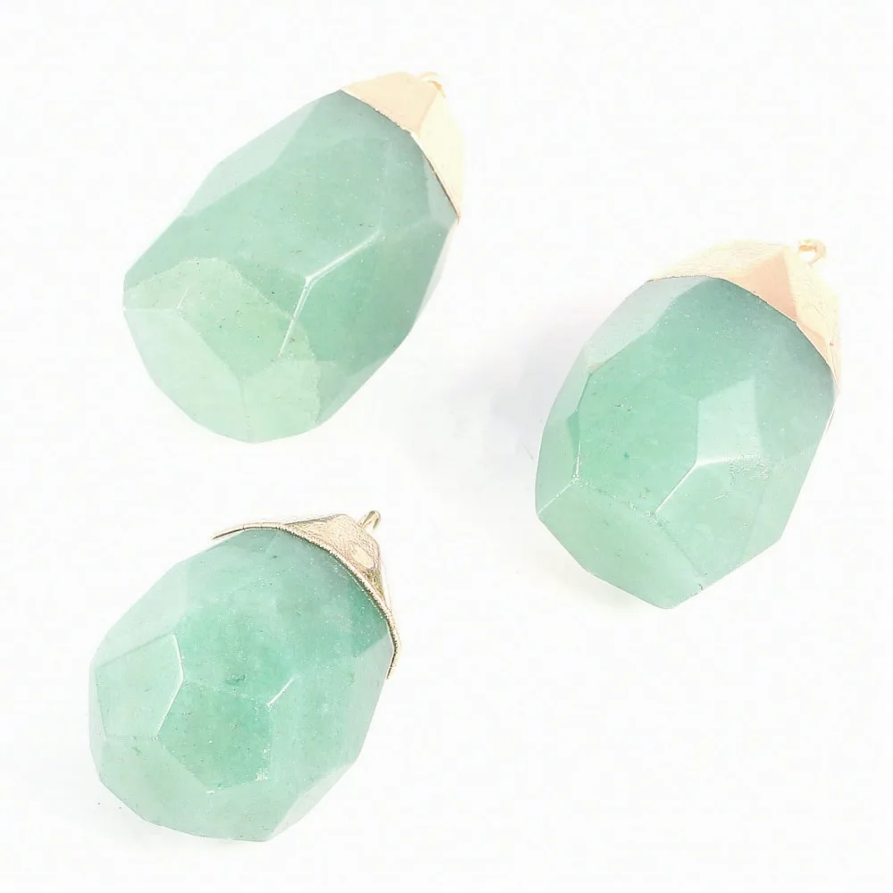 Подвеска из натурального камня AAA Green Aventurine подвески для ожерелья изготовления