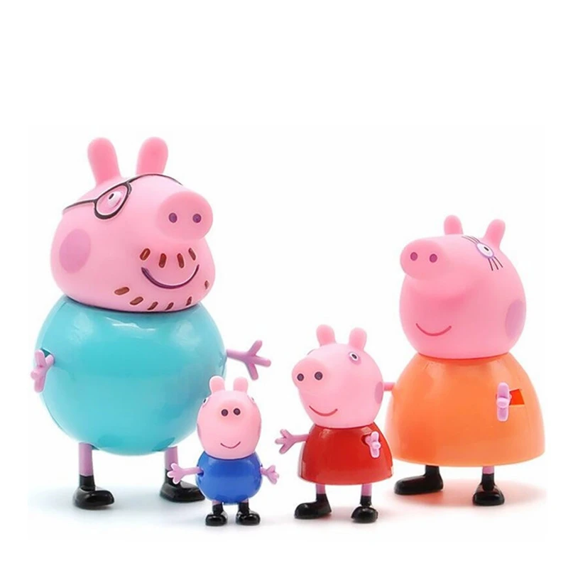 Peppa Pig Школьный набор школьных столов игрушки анимированная Модель персонажа поросенок учительница фигурка Модель Кукла семейный набор детские игрушки