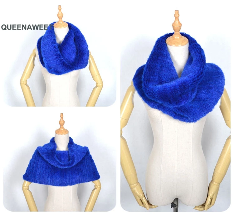 Женская шаль из меха норки, зимняя шаль из натурального меха, шарф ручной вязки, шарфы из норки