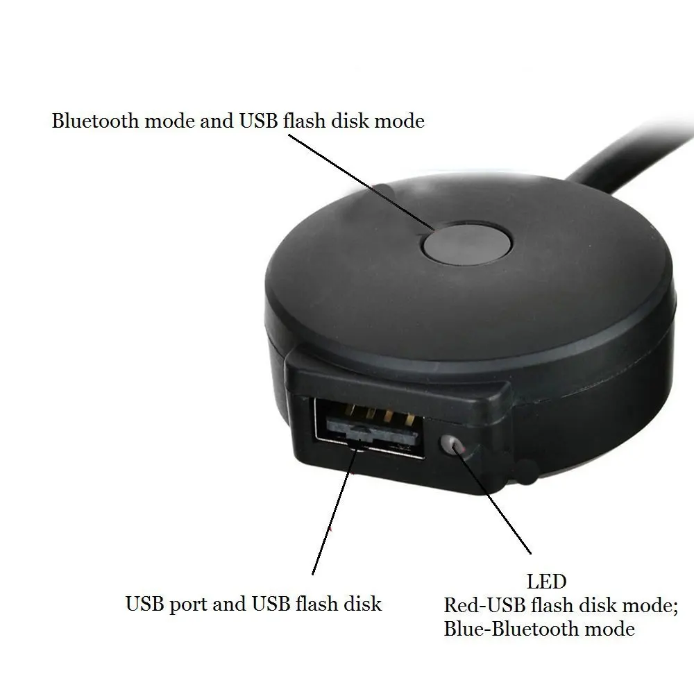 SITAILE Media In AMI MDI к Bluetooth аудио Aux и USB гнездовой адаптер кабель для автомобиля VW AUDI A6 Q7