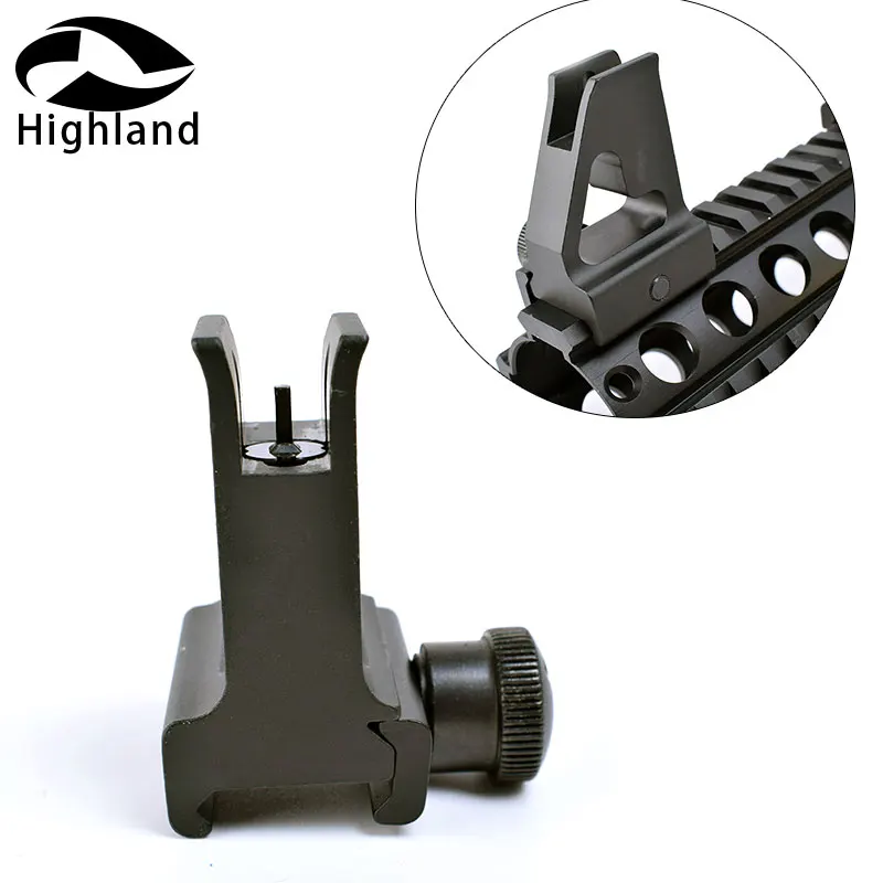 Hunting Detachable Standard AR 15 Flat Top Front Iron Sight for Gas