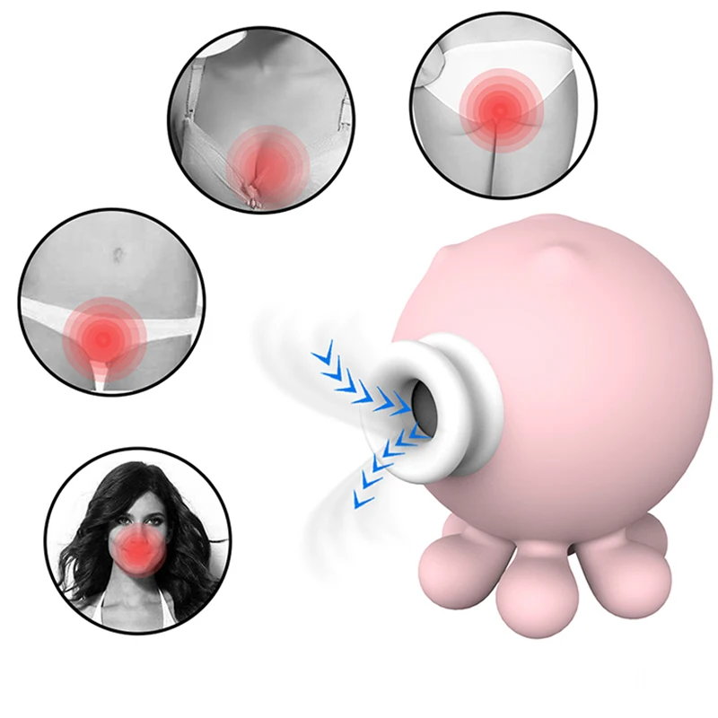 Female Masturbator Vagina Anal Clitoris Massager Breast Nipple Stimulator Oral Licking Sucking Vibrator Sex Toys for Woman