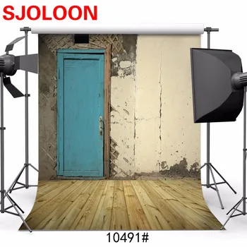 

Old wall door photography background 10x10ft Photography backdrops Vinyl backdrops for photography Fond studio photo vinyle