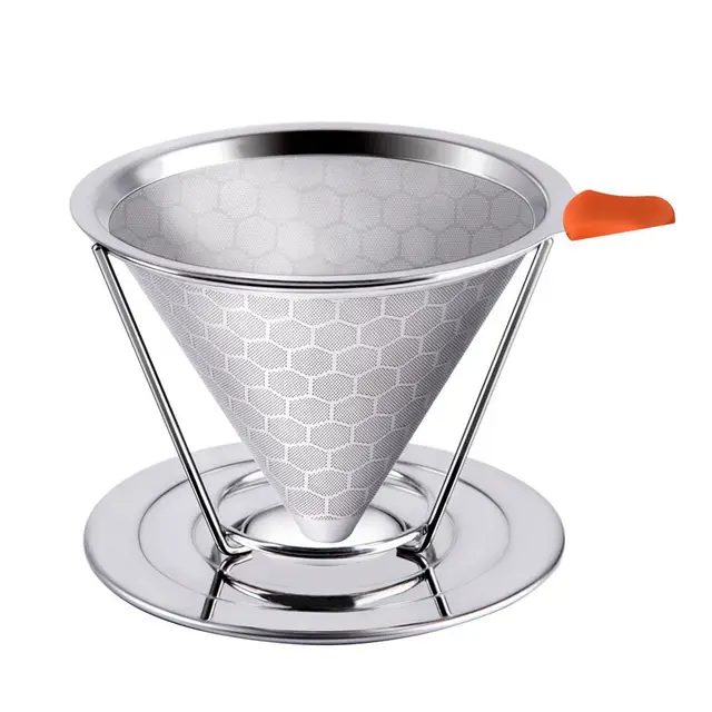 Buy Stainless Steel Coffee Filter Holder Sets Reusable