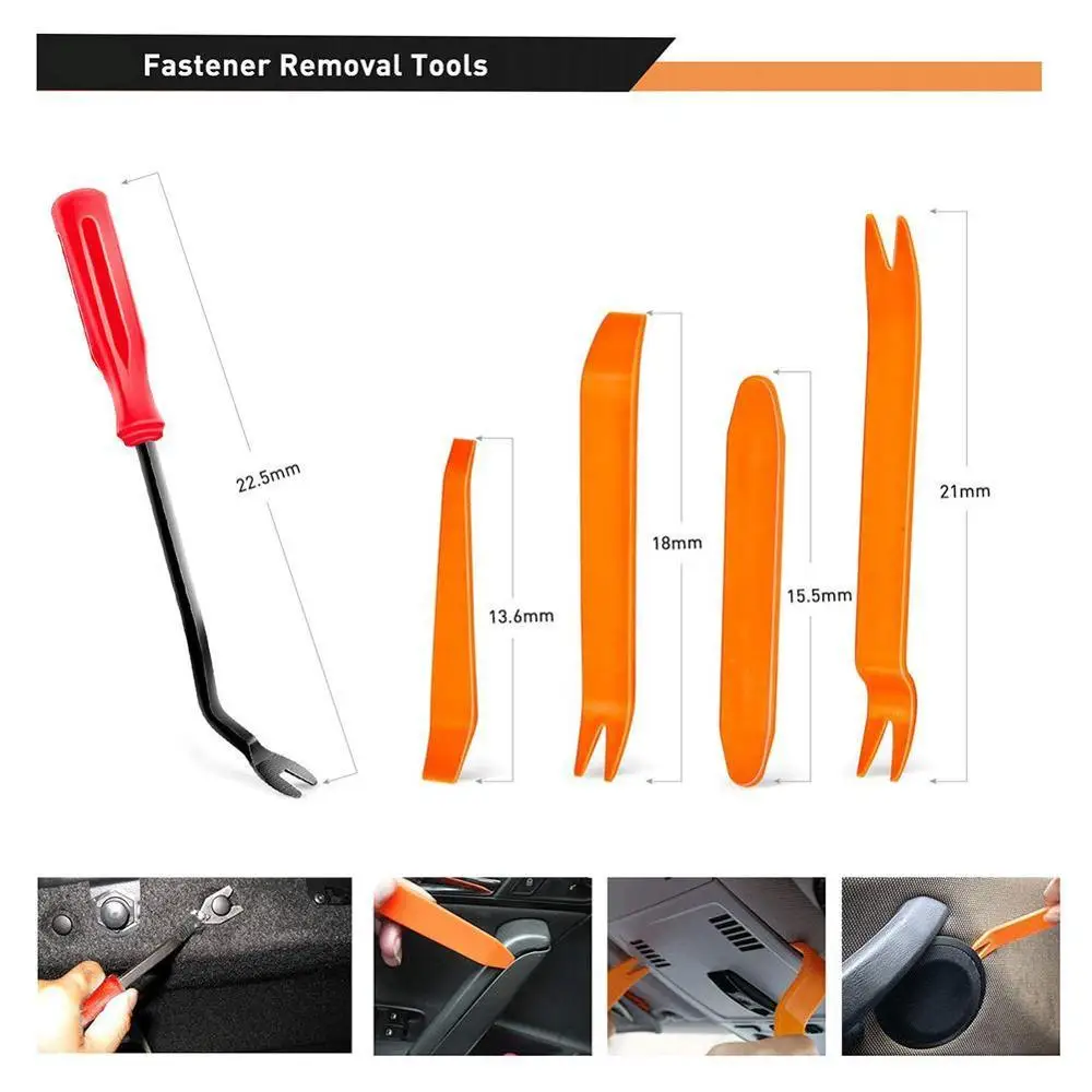 

Car Body Plastic Push Pin Rivet Trim Moulding Fastener Screwdriver Kit