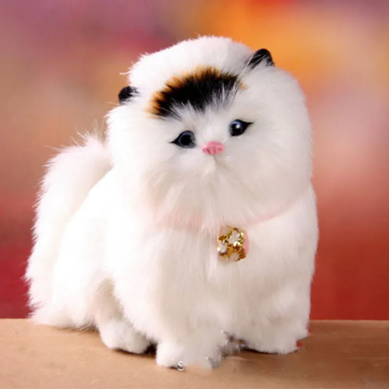 사랑스러운 전자 봉제 고양이 귀여운 동물 장난감 고양이 것입니다 meowth 아이 애완 동물 장난감 인형 모델 인형 최고의 크리스마스 선물