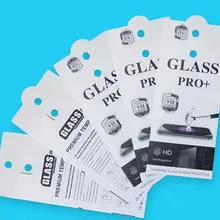 2000 шт Универсальная Заказная бумажная коробка с логотипом розничная упаковка посылка коробка для iphone 6 для samsung S7 защита экрана из закаленного стекла