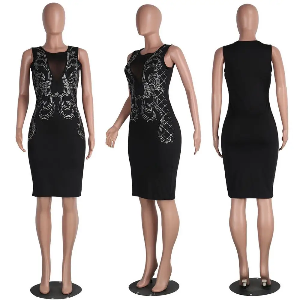 Vestidos Женщины Dress 2017 Длинным рукавом упругие женщины повязки dress mesh see through bodycon