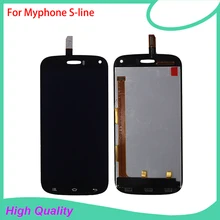 100 Tested LCD Display Touch Panel For MyPhone S line Touch Screen Black Color Mobile Phone