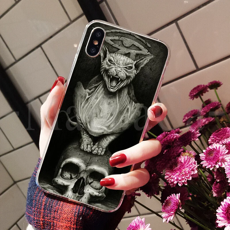 Модный чехол для телефона MaiYaCa Sphynx Mr. Cat для Apple iPhone 8 7 6 6S Plus X XS max 5 5S SE XR