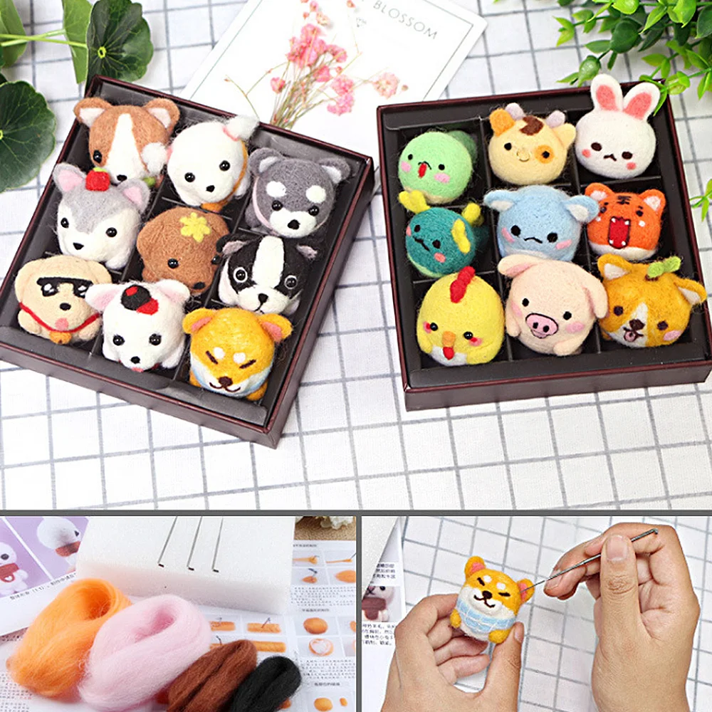 MrY New Felt Poke Music Diy Material Package Combination Gift Box Cloth Handmade Gift 3