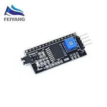 1 шт. samiore робот модуль Serial совета Порты и разъёмы IIC/I2C/TWI/SPI Интерфейс модуля 1602 ЖК-дисплей Дисплей
