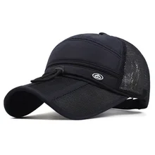 2017 Quick Dry Unisex baseball caps motorcycle cap golf hat men women Long visor casual summer hat