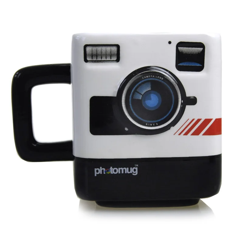 Drop shipping Camera Ceramic Mug Camera Lens Mug Mustard Photo Mug