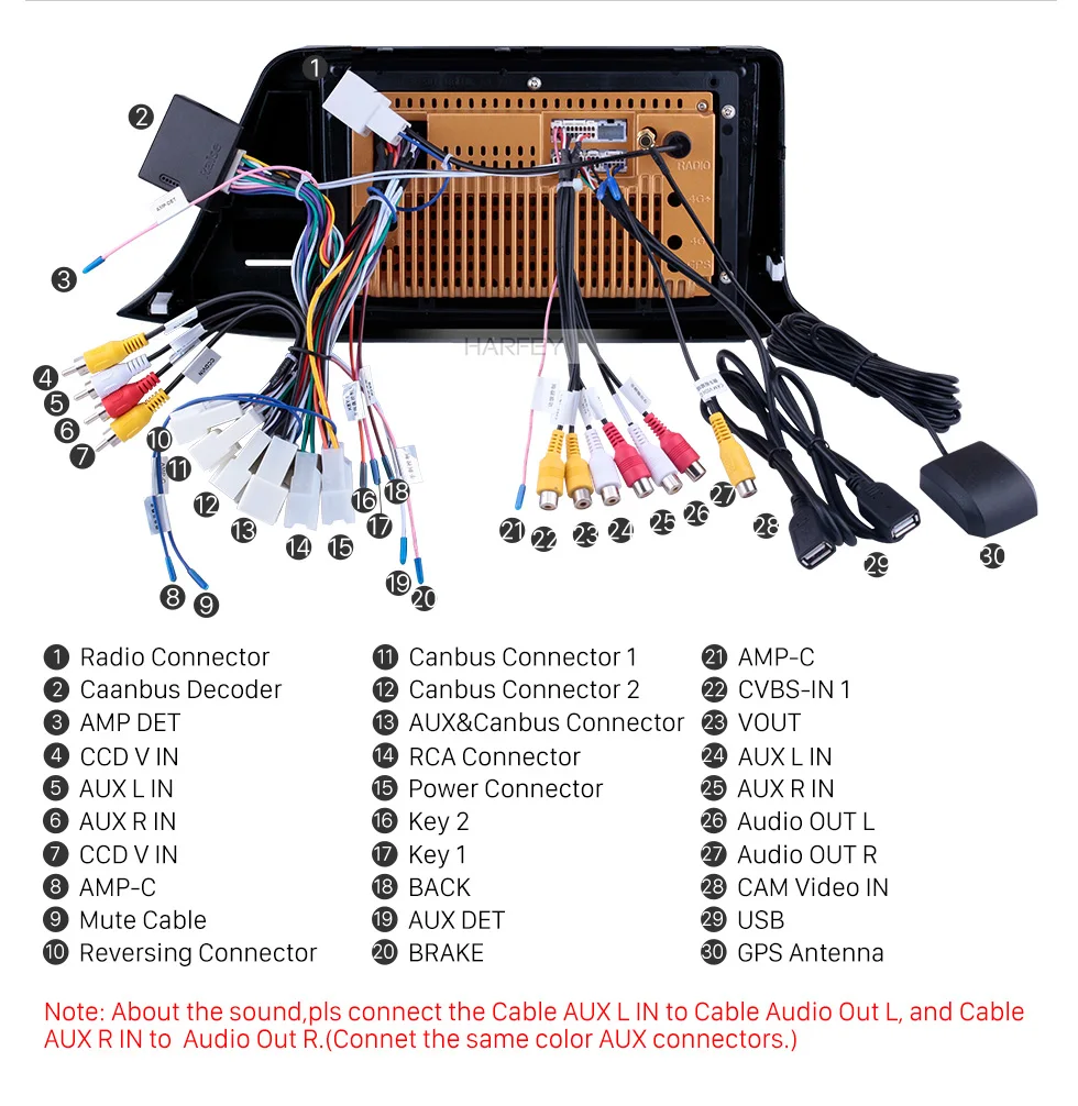 Excellent Harfey 9"Android 8.1 GPS Navigation Radio For 2016-2018 Toyota C-HR LHD Bluetooth 3G Wifi Digital TV Rearview Camera DVR OBD II 16