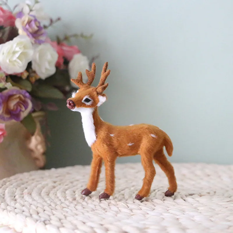 cute simulation animal deer,baby deer artificial pron deer toy
