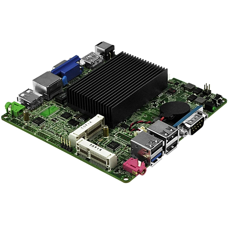 Bay Trail J1900 Mini Itx материнская плата Q1900G P четырехъядерный 2 42 ГГц 12 В постоянного тока