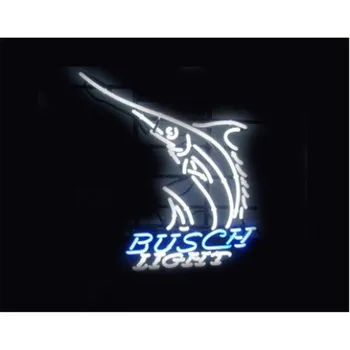 

NEON SIGN For Busch Light SIGN Signboard REAL GLASS BEER BAR PUB display outdoor Light Signs 17*14"