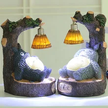 My Neighbor Totoro Hanging Lights Figurine Statue Small stumps TOTORO Figurine Ornaments My Neighbor Totoro Piggy Bank Kid Gifts
