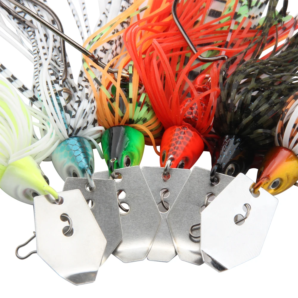 Buy 4PCS Fishing Lures Spinner Blades Jig Bait