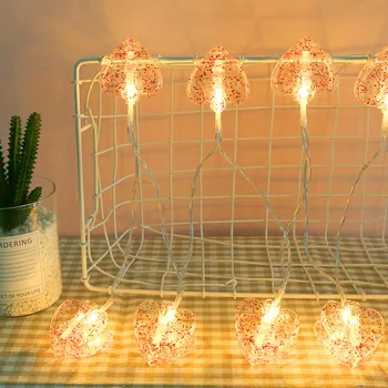 

INS Style Decoration 10 LED Love Clip Light Marriage Proposal White Light String led string lights Home lighting string decor