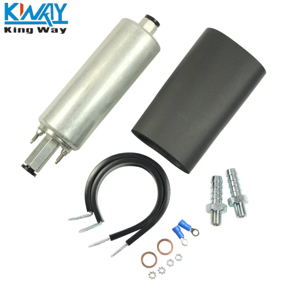 FREE SHIPPING King Way 255LPH External Inline FUEL PUMP GSL392 GSL 392