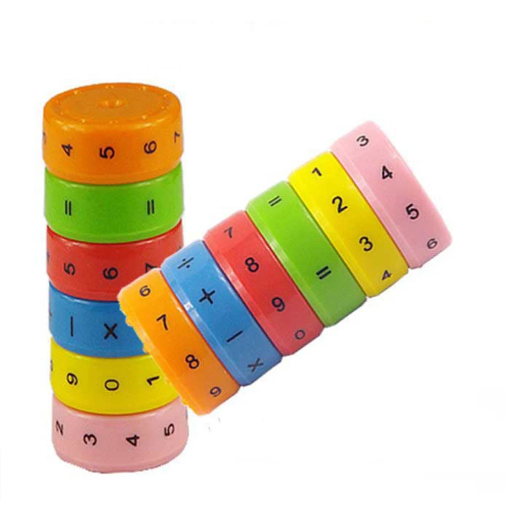 Обучающие магнитные математические цифры цилиндрические Обучающие игрушки математические игрушечные счеты