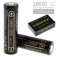 LiitoKala Lii-35A 18650 3500mAh 3,7 V литий-ионная аккумуляторная батарея 30A литиевая батарея с высоким дренажом для вспышки