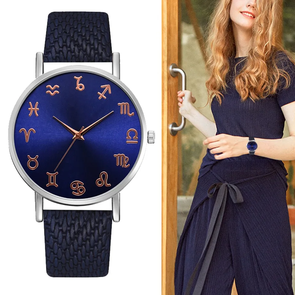 

Lvpai Blue Fashion Watches Women Leather Wrist Watch Luxury Quartz Watch Female Girls Clock Montre Femme 2018 New Reloj Mujer