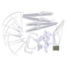 Parte para Syma X5 X5C Quadcopter Peça De Reposição Conjunto de Motores Hélices Protetores de Pouso Skid Motor Lâmina Zangão Parte t223